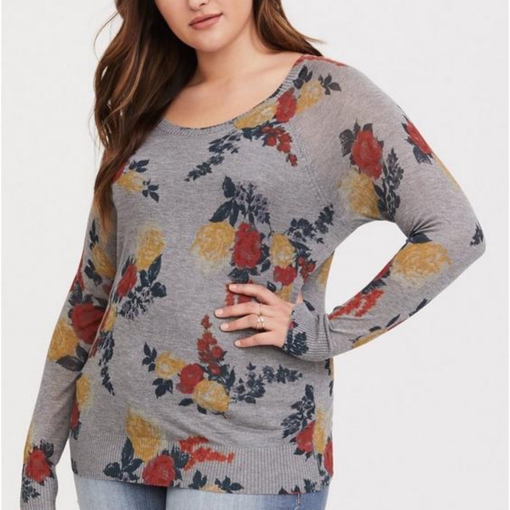 Torrid Pullover Raglan Sweater - Picture 1 of 2